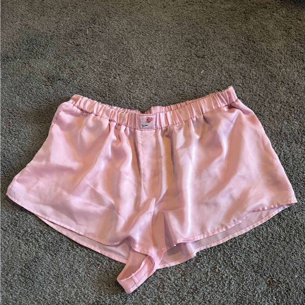 For Love And Lemons Light Pink Shorts